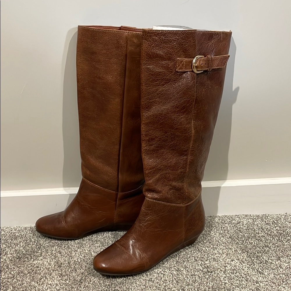 Steven By Steve Madden Cognac Intyce Boot